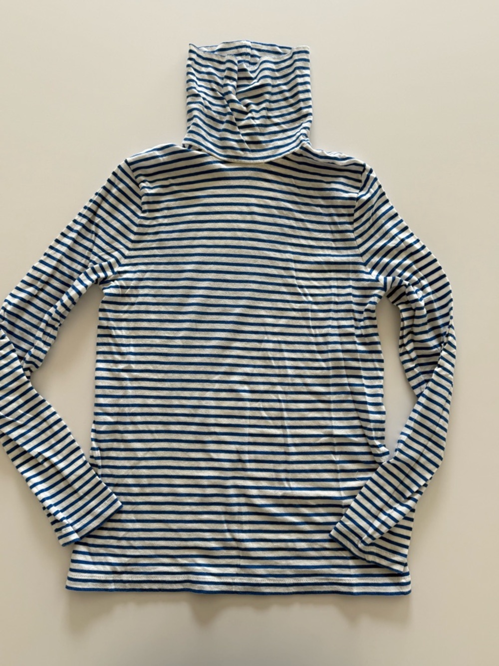 J.Crew Striped Tissue Turtleneck
